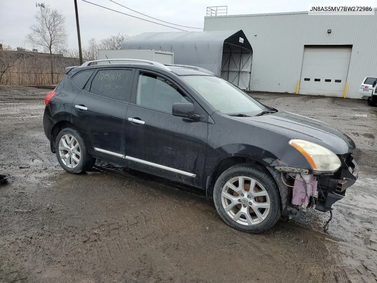 JN8AS5MV7BW272986 2011 Nissan Rogue S