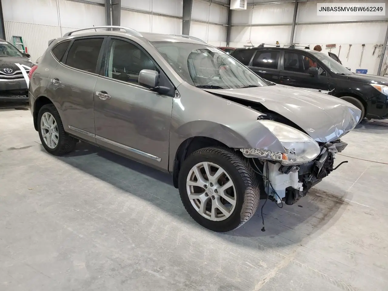 JN8AS5MV6BW662249 2011 Nissan Rogue S