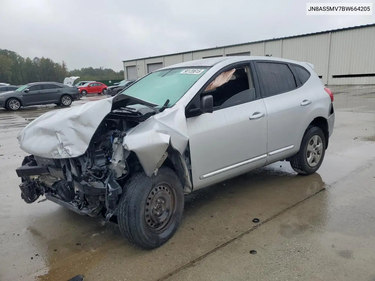 JN8AS5MV7BW664205 2011 Nissan Rogue S