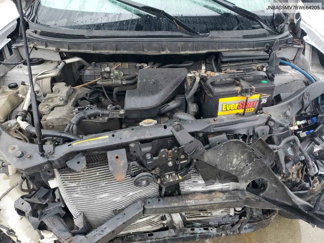 JN8AS5MV7BW664205 2011 Nissan Rogue S