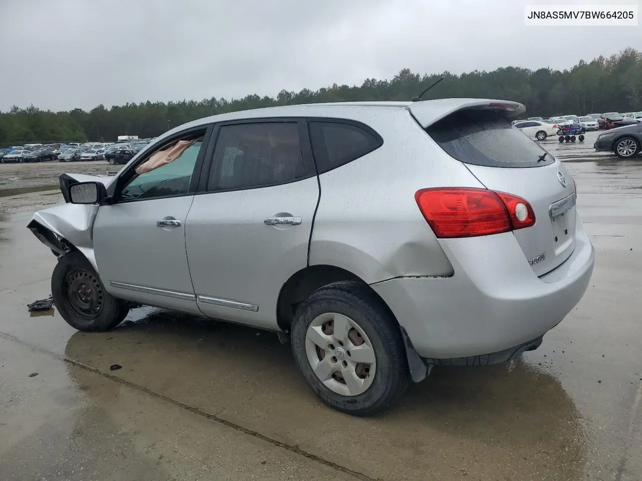 JN8AS5MV7BW664205 2011 Nissan Rogue S