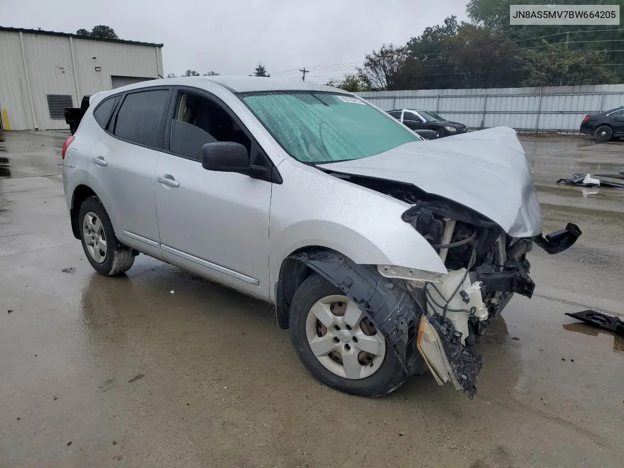 JN8AS5MV7BW664205 2011 Nissan Rogue S