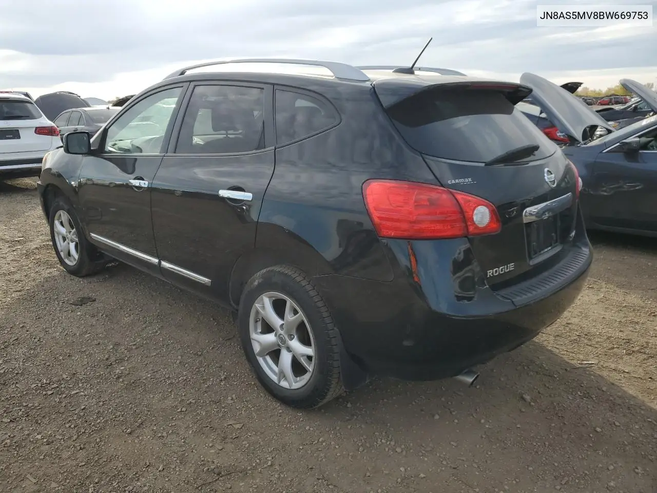 JN8AS5MV8BW669753 2011 Nissan Rogue S