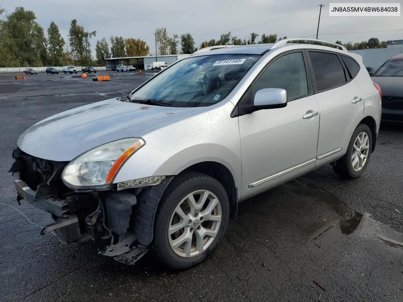 JN8AS5MV4BW684038 2011 Nissan Rogue S