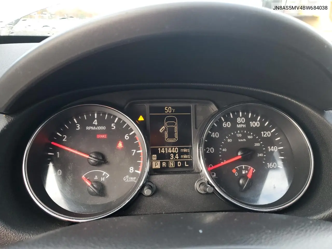 JN8AS5MV4BW684038 2011 Nissan Rogue S