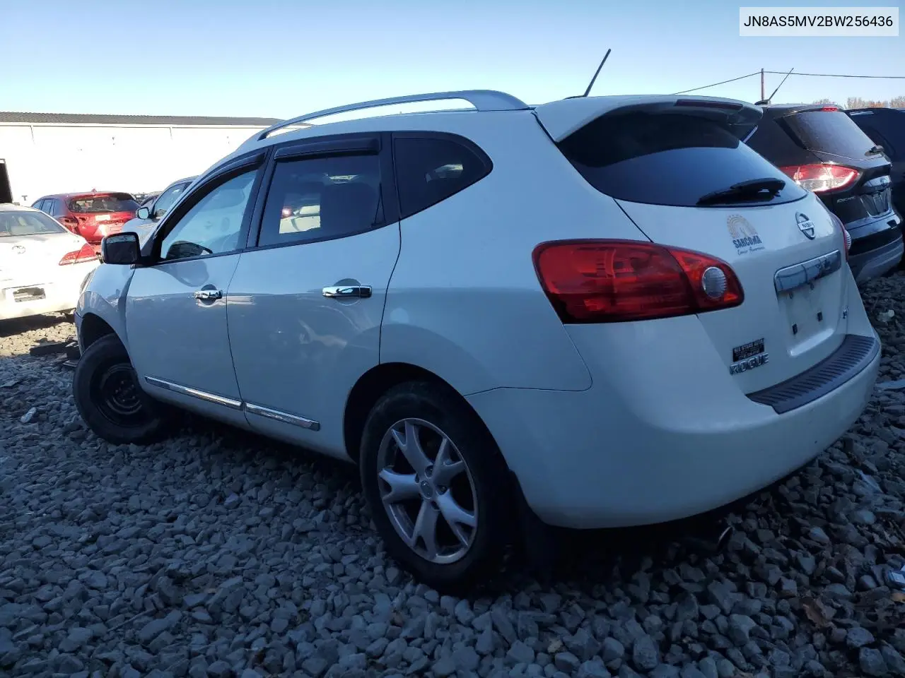 JN8AS5MV2BW256436 2011 Nissan Rogue S