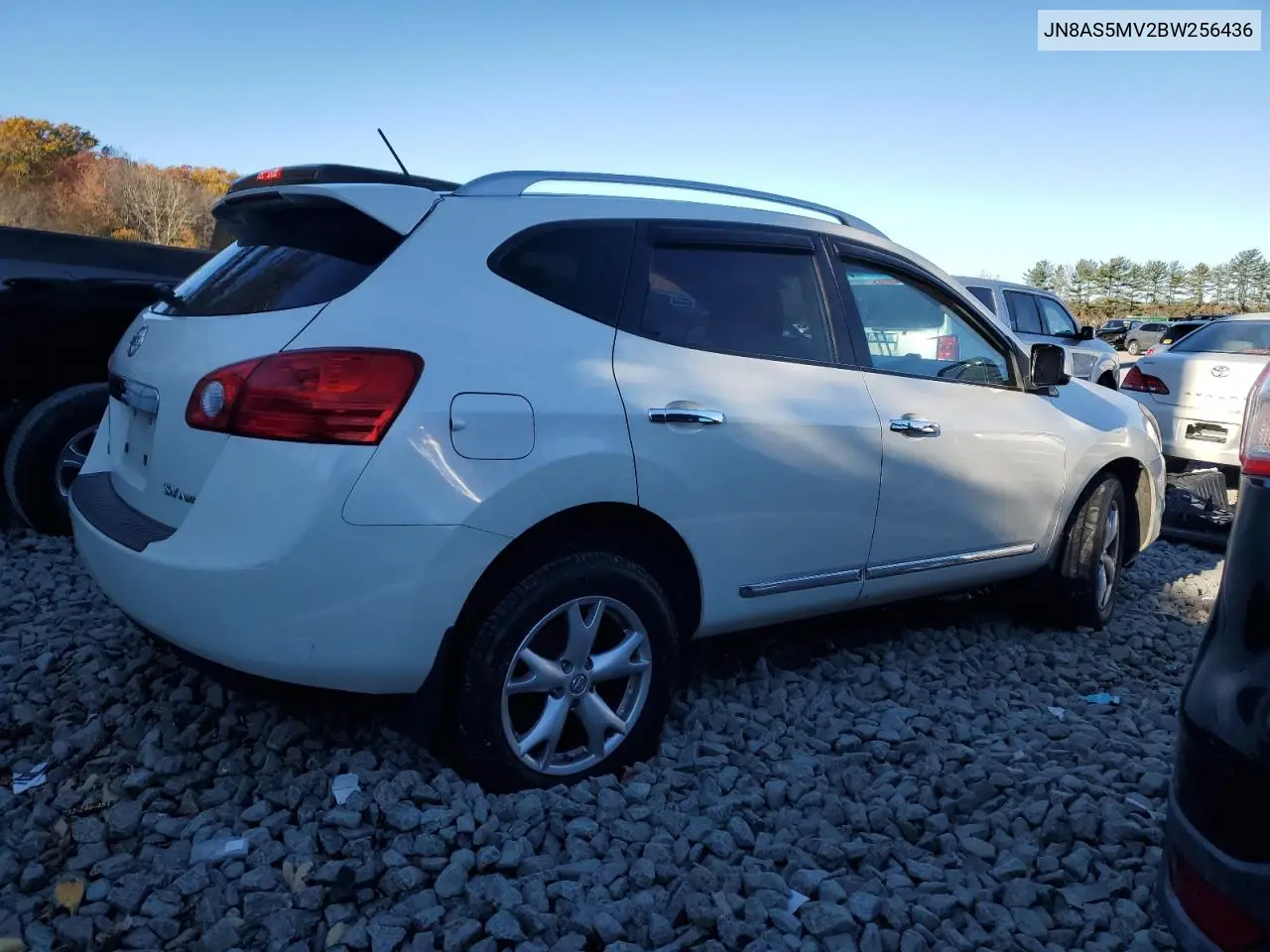 JN8AS5MV2BW256436 2011 Nissan Rogue S