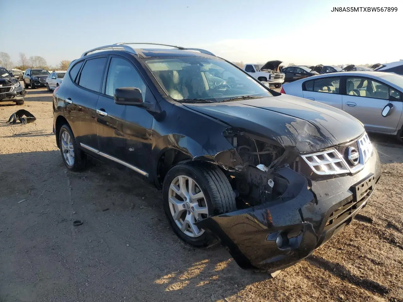 JN8AS5MTXBW567899 2011 Nissan Rogue S