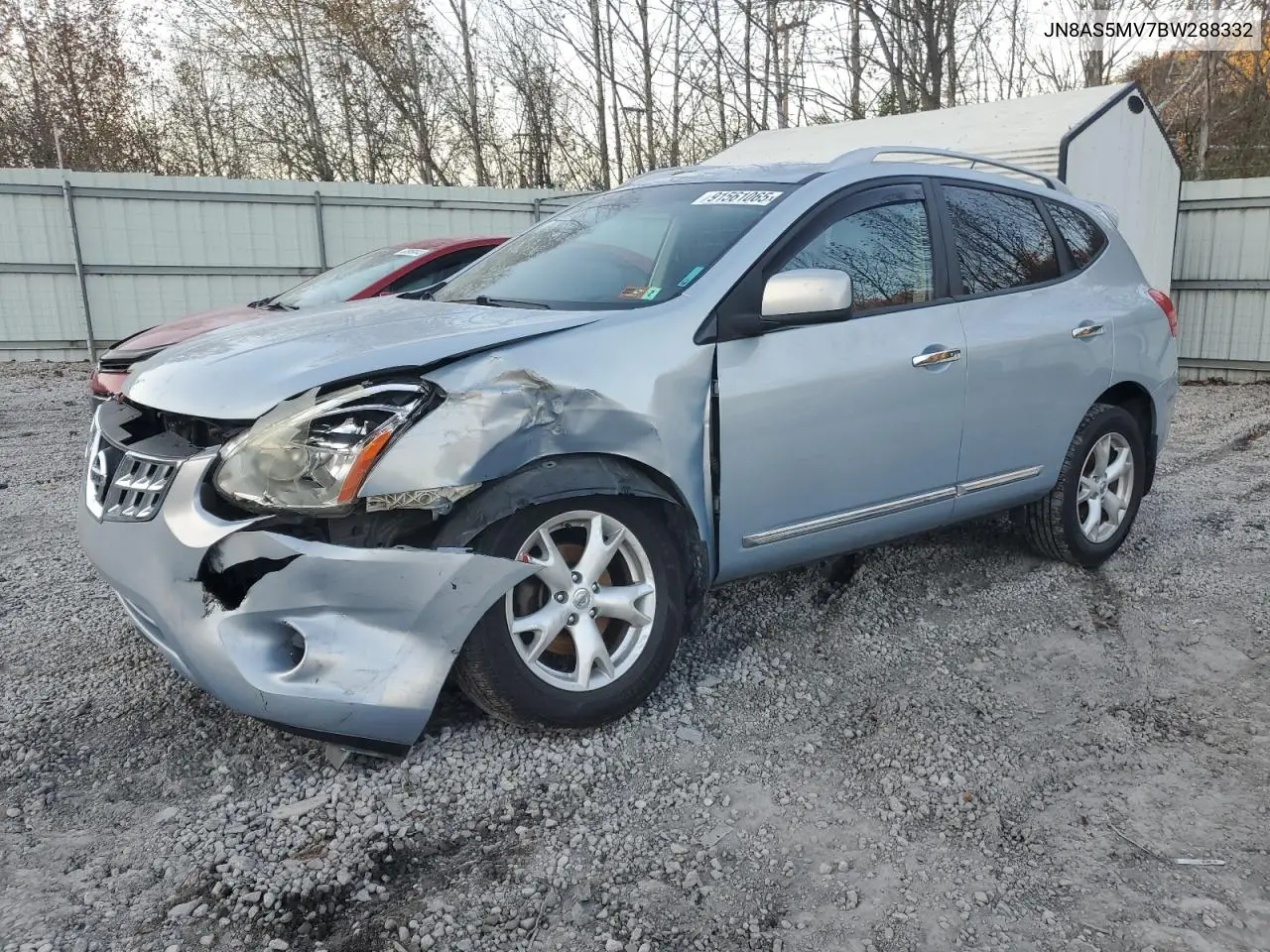 JN8AS5MV7BW288332 2011 Nissan Rogue S