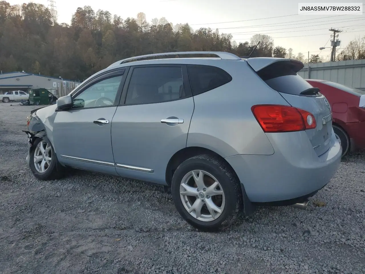 JN8AS5MV7BW288332 2011 Nissan Rogue S