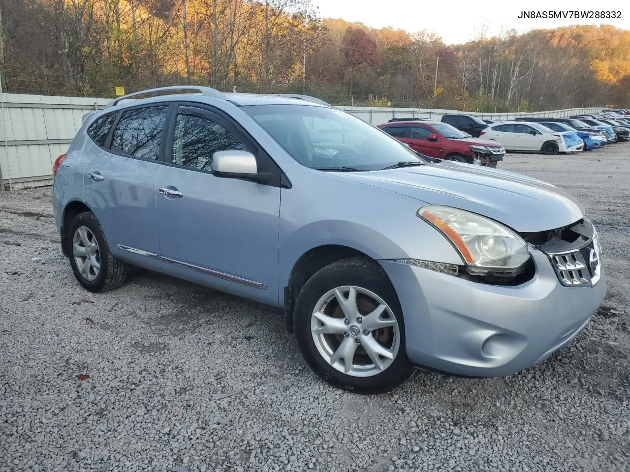 JN8AS5MV7BW288332 2011 Nissan Rogue S
