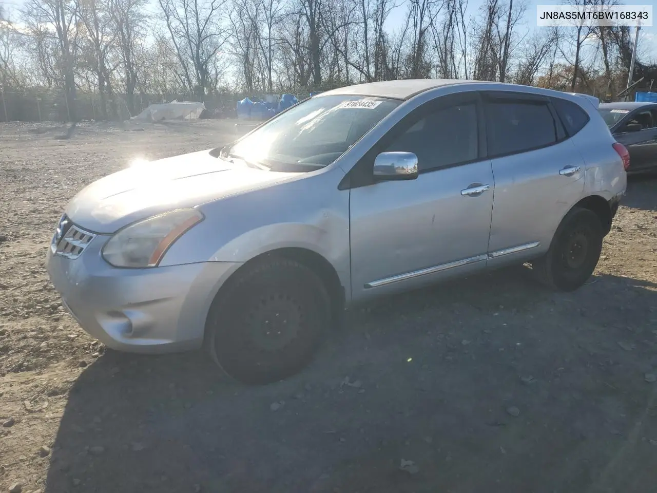 JN8AS5MT6BW168343 2011 Nissan Rogue S