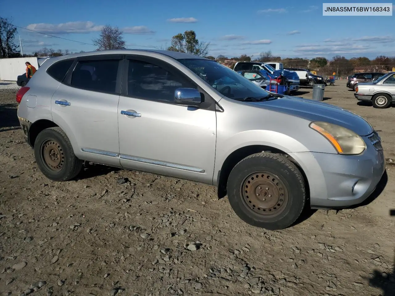 JN8AS5MT6BW168343 2011 Nissan Rogue S