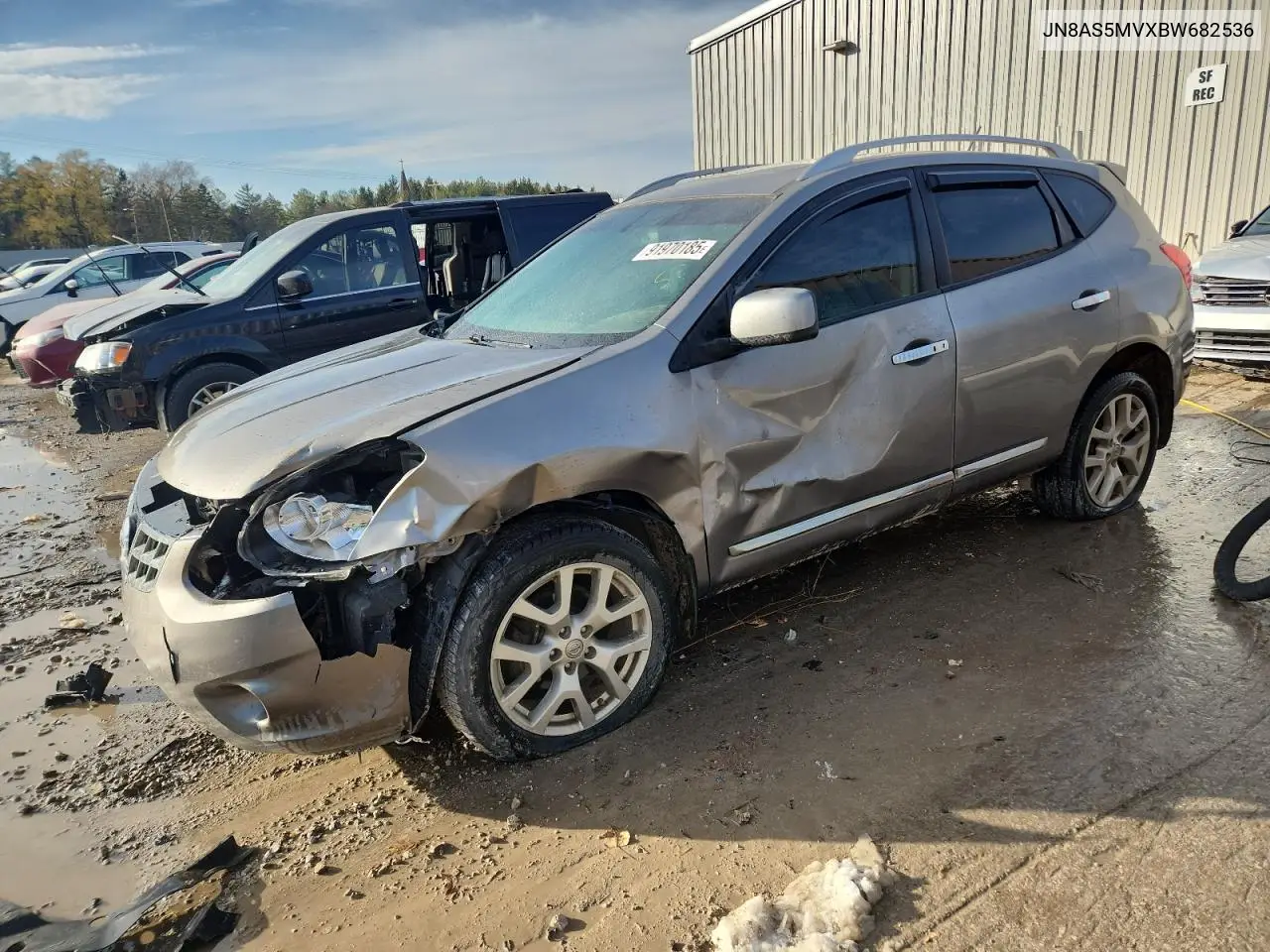 JN8AS5MVXBW682536 2011 Nissan Rogue S