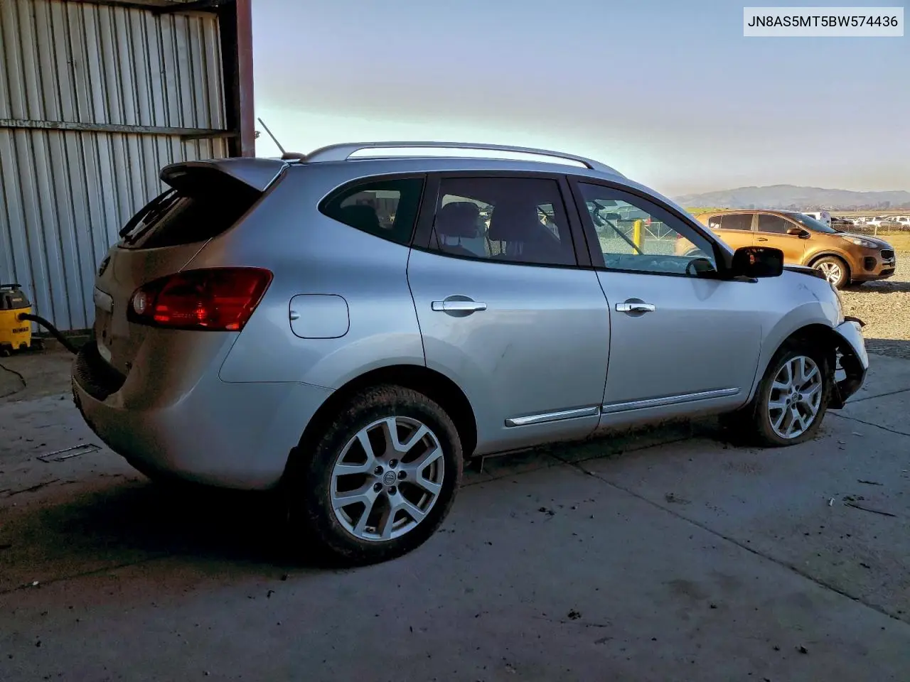 JN8AS5MT5BW574436 2011 Nissan Rogue S