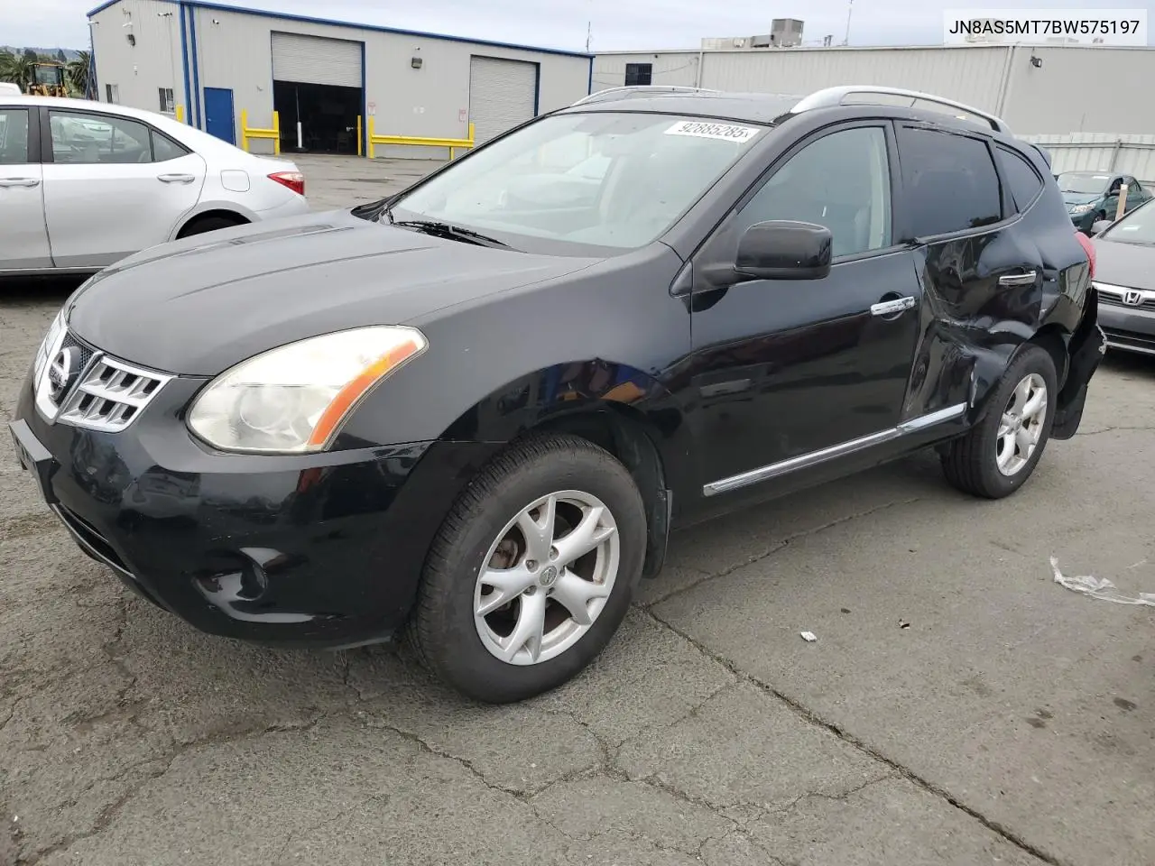JN8AS5MT7BW575197 2011 Nissan Rogue S