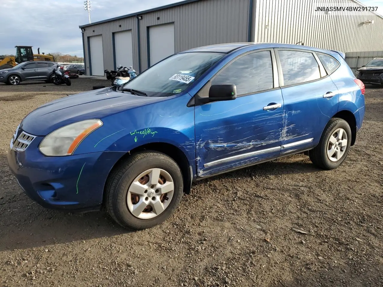 JN8AS5MV4BW291737 2011 Nissan Rogue S