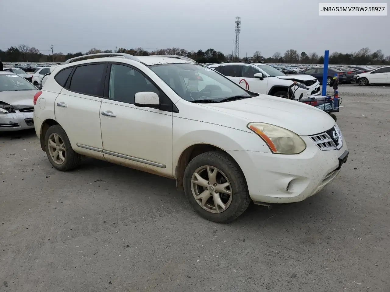 JN8AS5MV2BW258977 2011 Nissan Rogue S