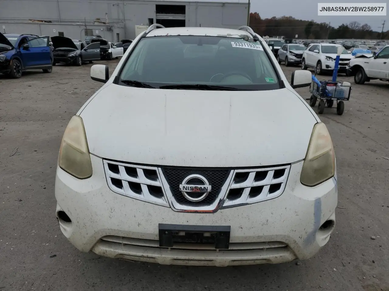 JN8AS5MV2BW258977 2011 Nissan Rogue S