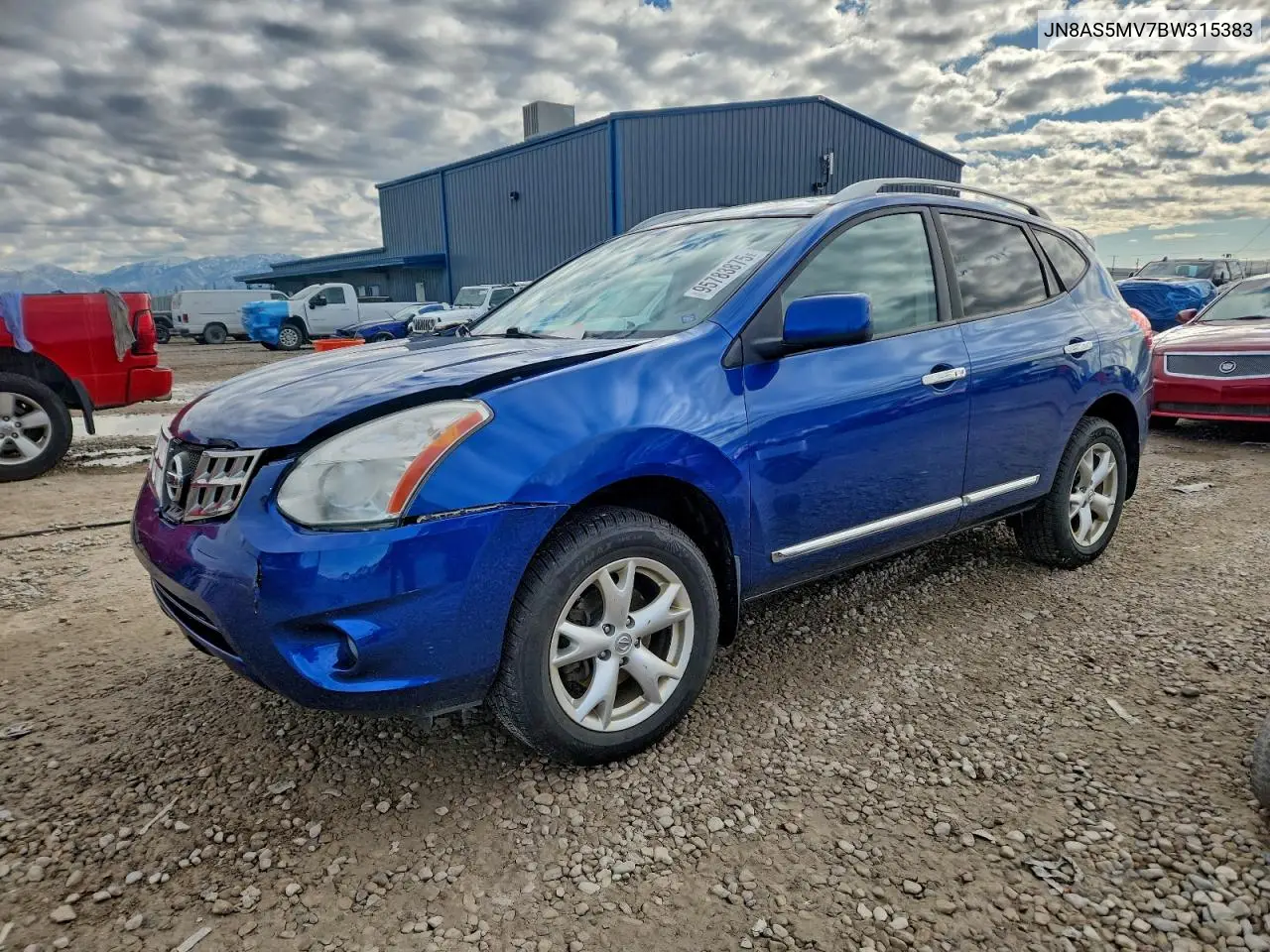JN8AS5MV7BW315383 2011 Nissan Rogue S