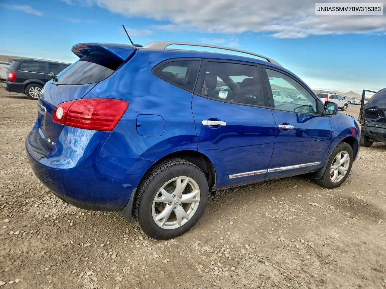 JN8AS5MV7BW315383 2011 Nissan Rogue S