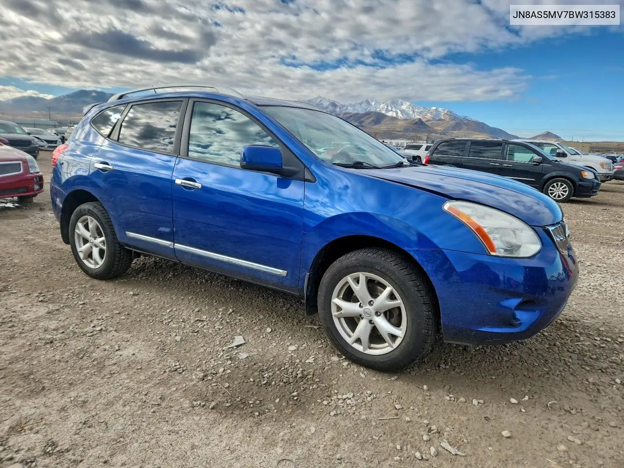JN8AS5MV7BW315383 2011 Nissan Rogue S