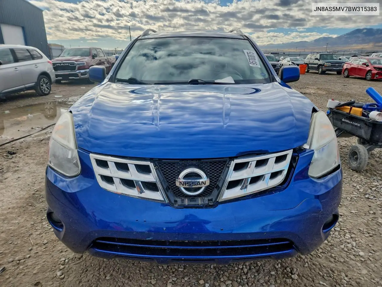 JN8AS5MV7BW315383 2011 Nissan Rogue S