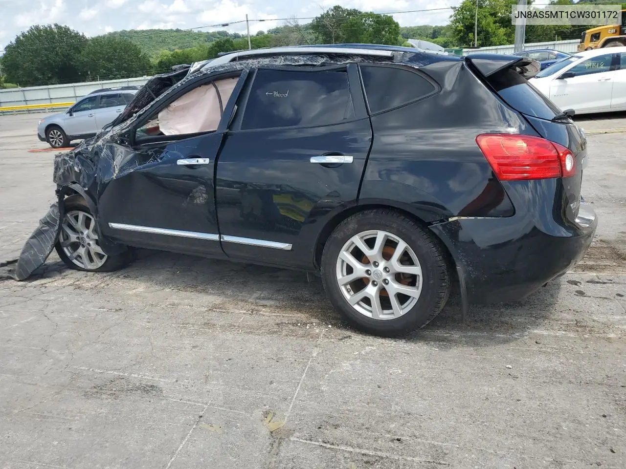 JN8AS5MT1CW301172 2012 Nissan Rogue S