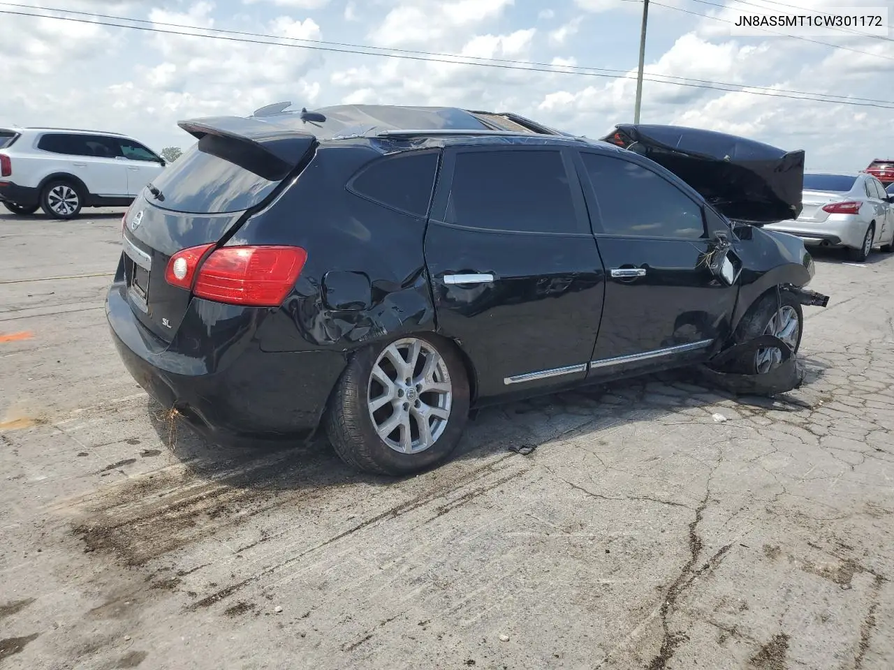 JN8AS5MT1CW301172 2012 Nissan Rogue S