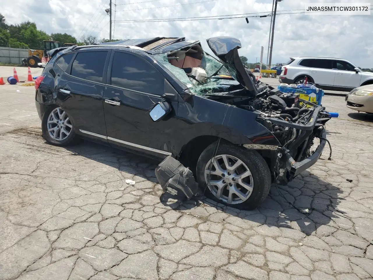 JN8AS5MT1CW301172 2012 Nissan Rogue S