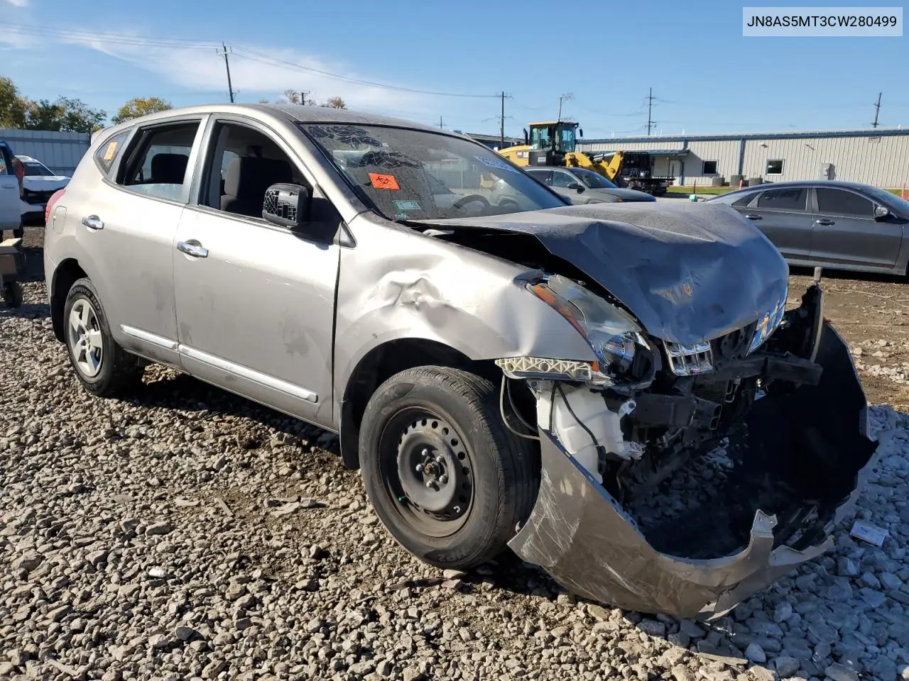 JN8AS5MT3CW280499 2012 Nissan Rogue S
