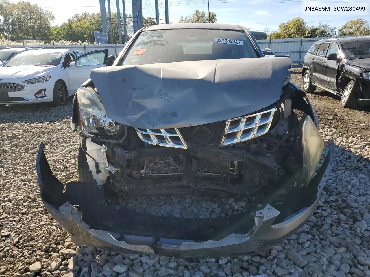 JN8AS5MT3CW280499 2012 Nissan Rogue S