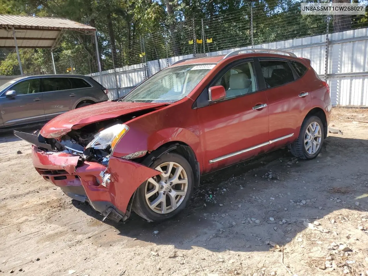 JN8AS5MT1CW268027 2012 Nissan Rogue S