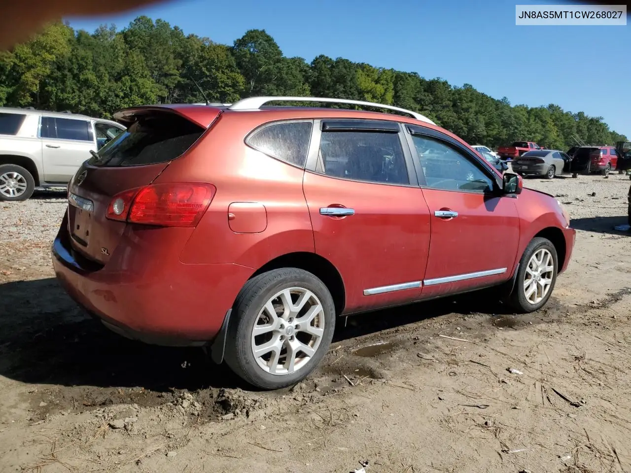 JN8AS5MT1CW268027 2012 Nissan Rogue S