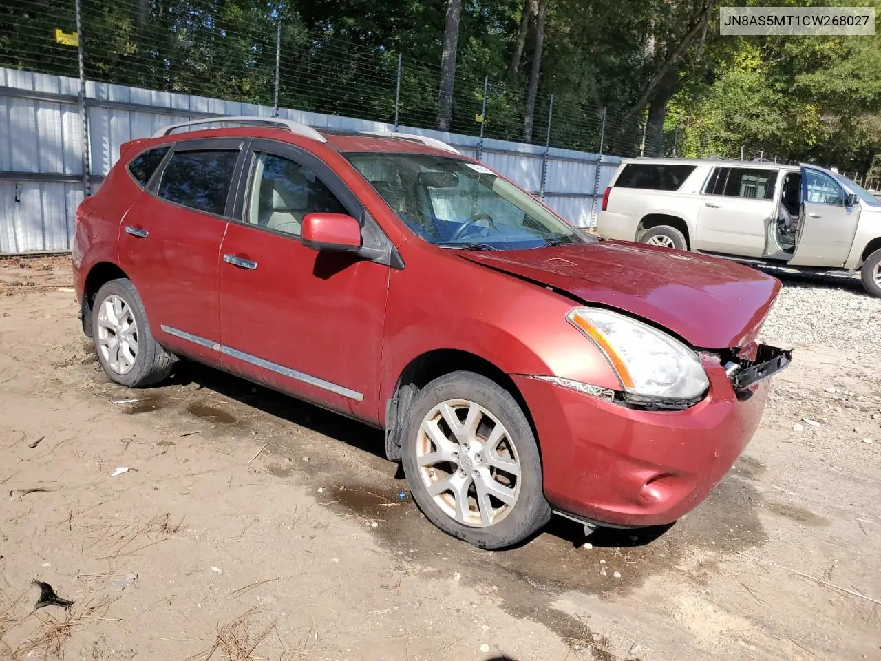JN8AS5MT1CW268027 2012 Nissan Rogue S