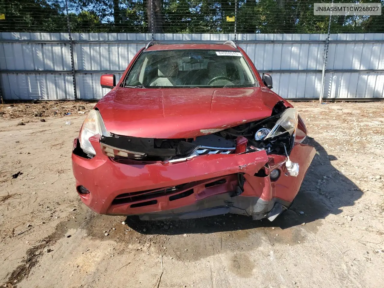 JN8AS5MT1CW268027 2012 Nissan Rogue S
