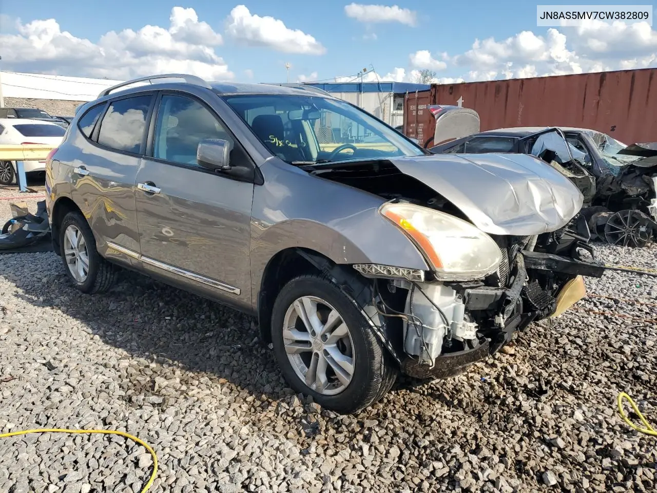 JN8AS5MV7CW382809 2012 Nissan Rogue S