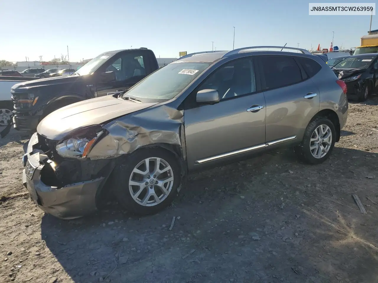 JN8AS5MT3CW263959 2012 Nissan Rogue S