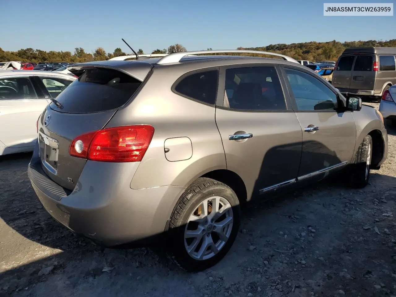 JN8AS5MT3CW263959 2012 Nissan Rogue S
