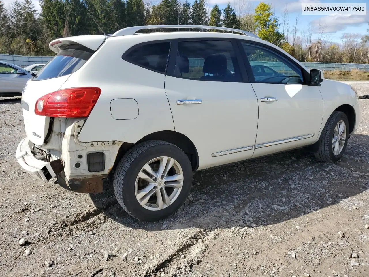JN8AS5MV0CW417500 2012 Nissan Rogue S
