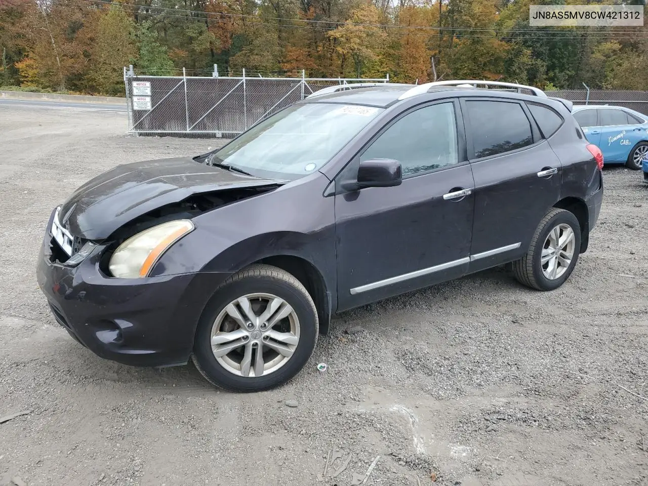 JN8AS5MV8CW421312 2012 Nissan Rogue S