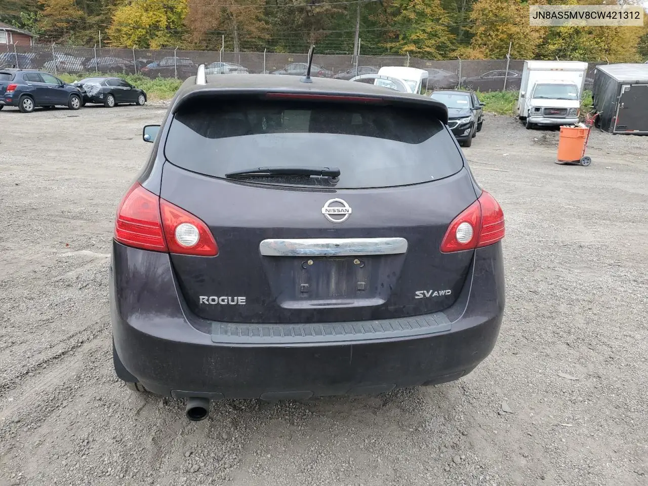 JN8AS5MV8CW421312 2012 Nissan Rogue S