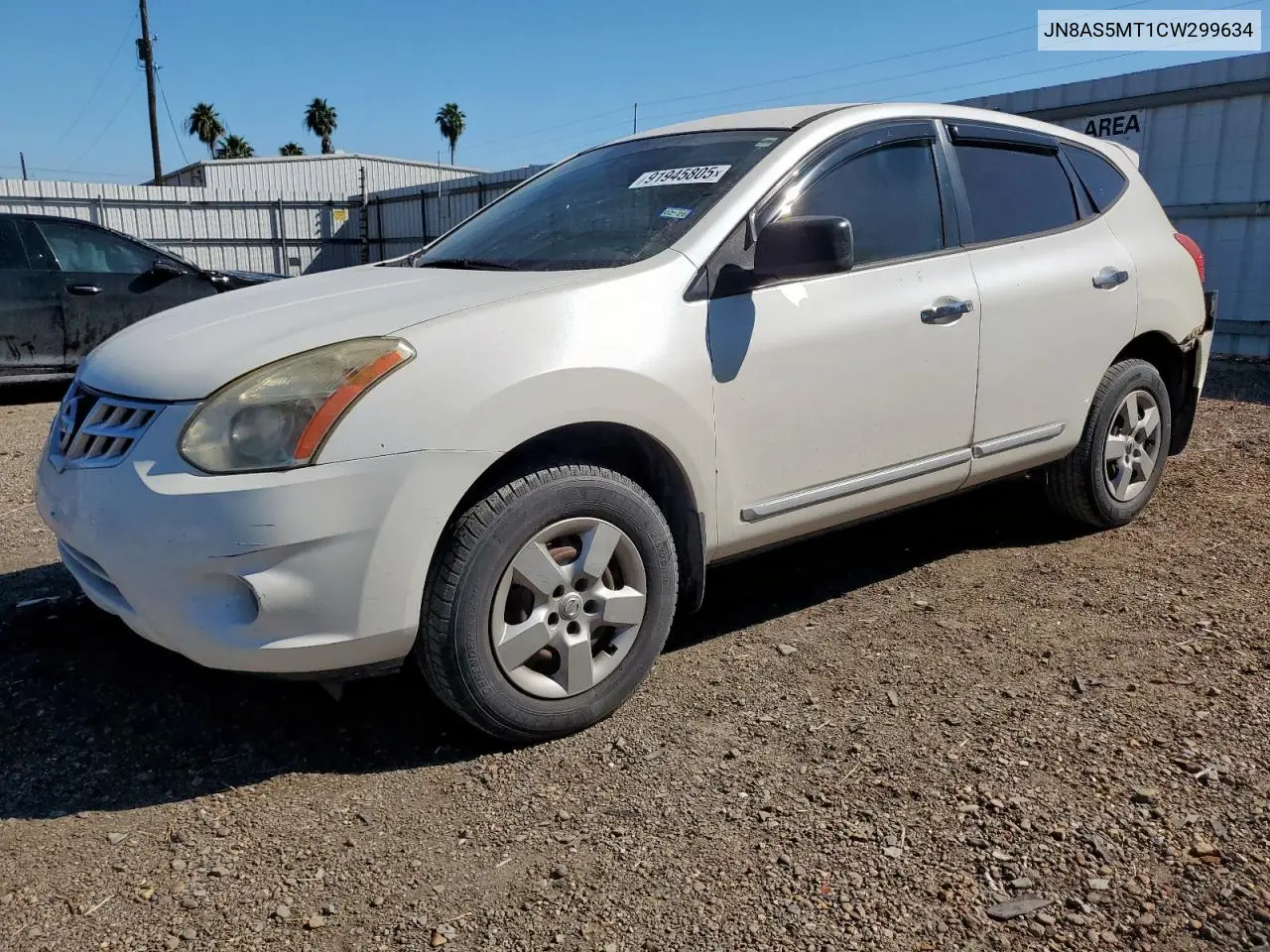 JN8AS5MT1CW299634 2012 Nissan Rogue S