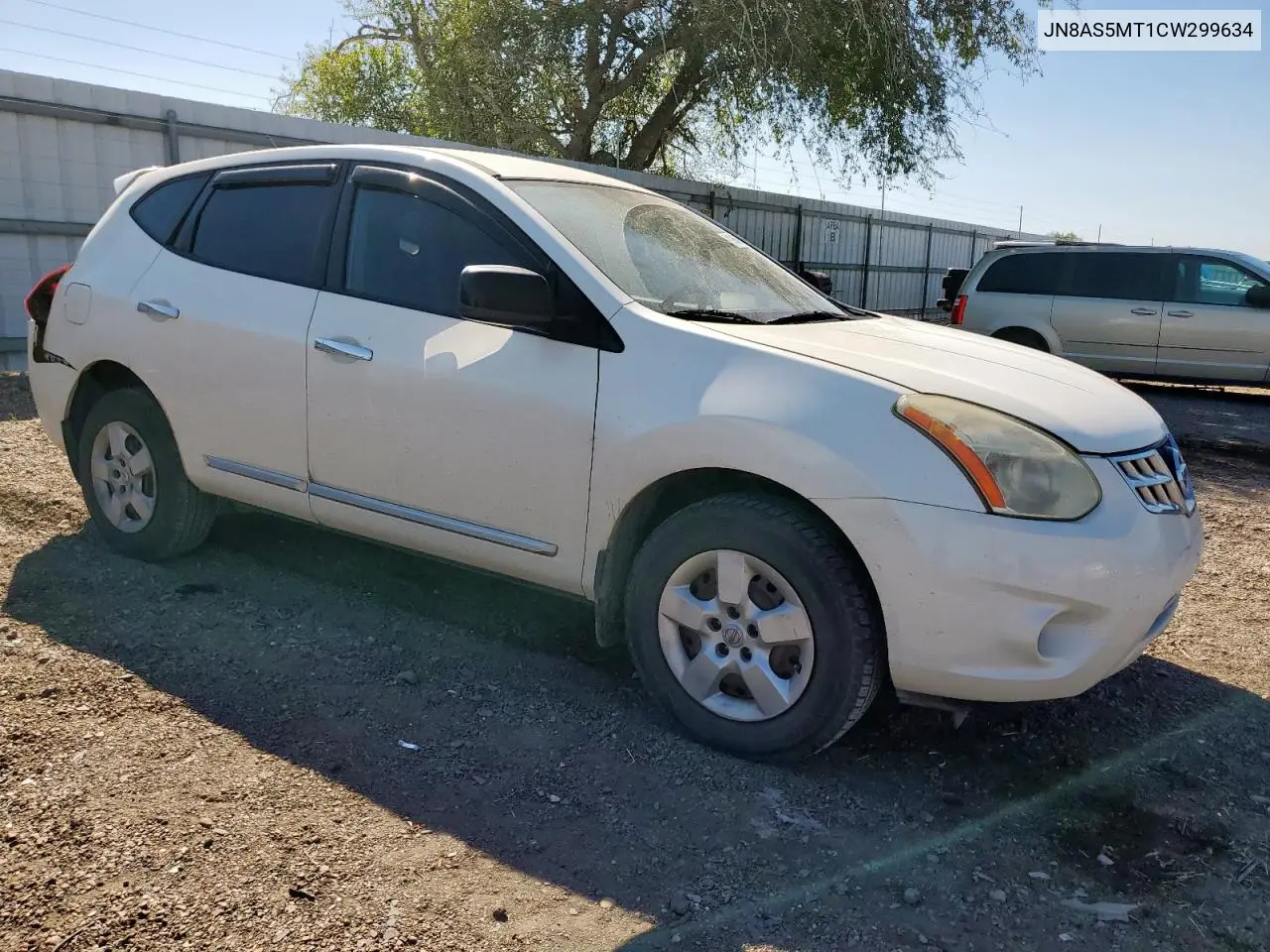 JN8AS5MT1CW299634 2012 Nissan Rogue S