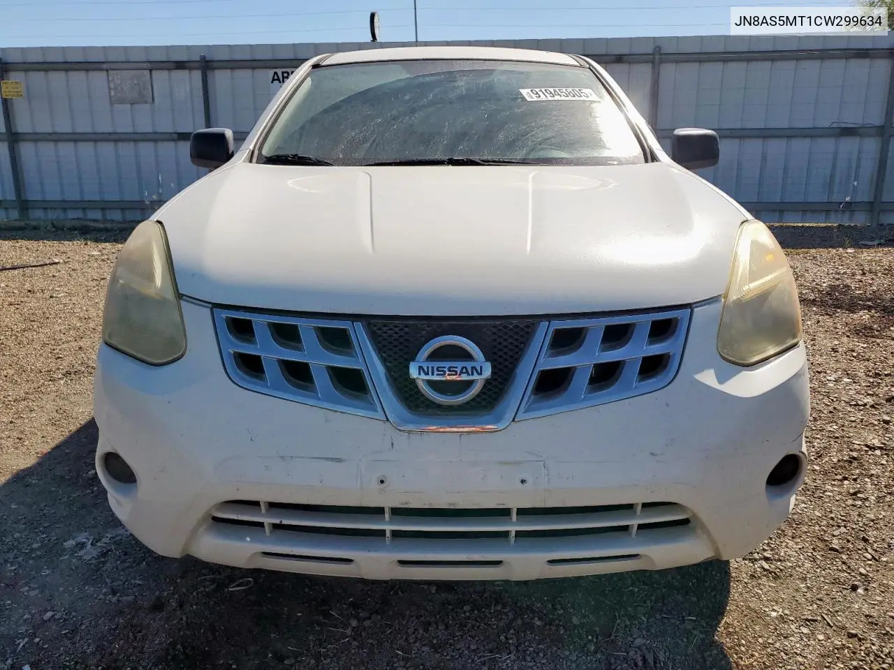 JN8AS5MT1CW299634 2012 Nissan Rogue S