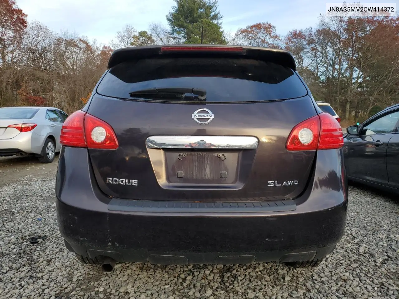JN8AS5MV2CW414372 2012 Nissan Rogue S
