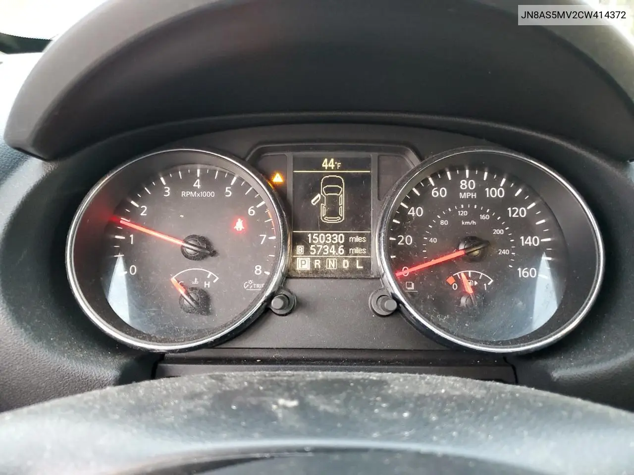 JN8AS5MV2CW414372 2012 Nissan Rogue S