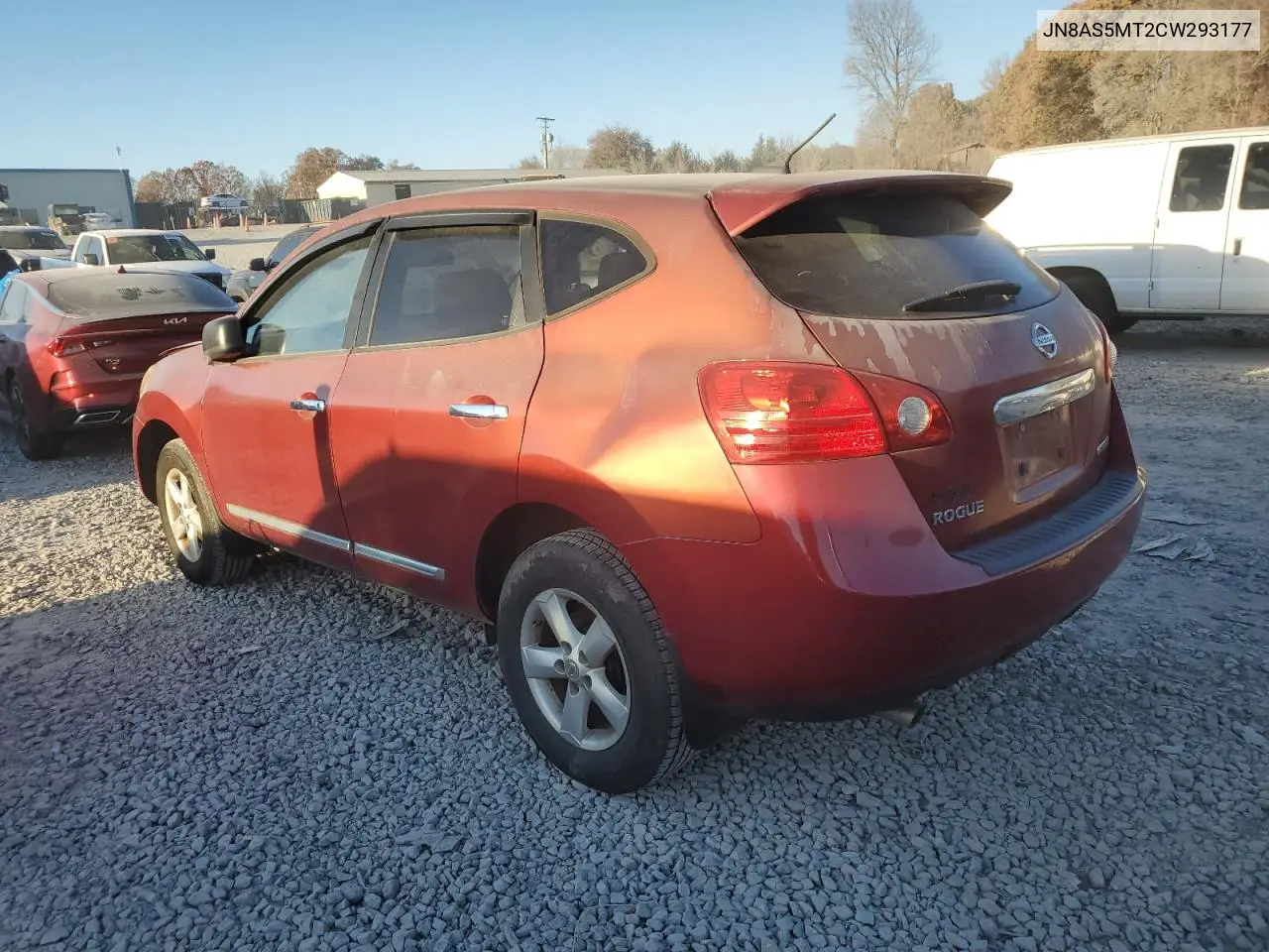 JN8AS5MT2CW293177 2012 Nissan Rogue S