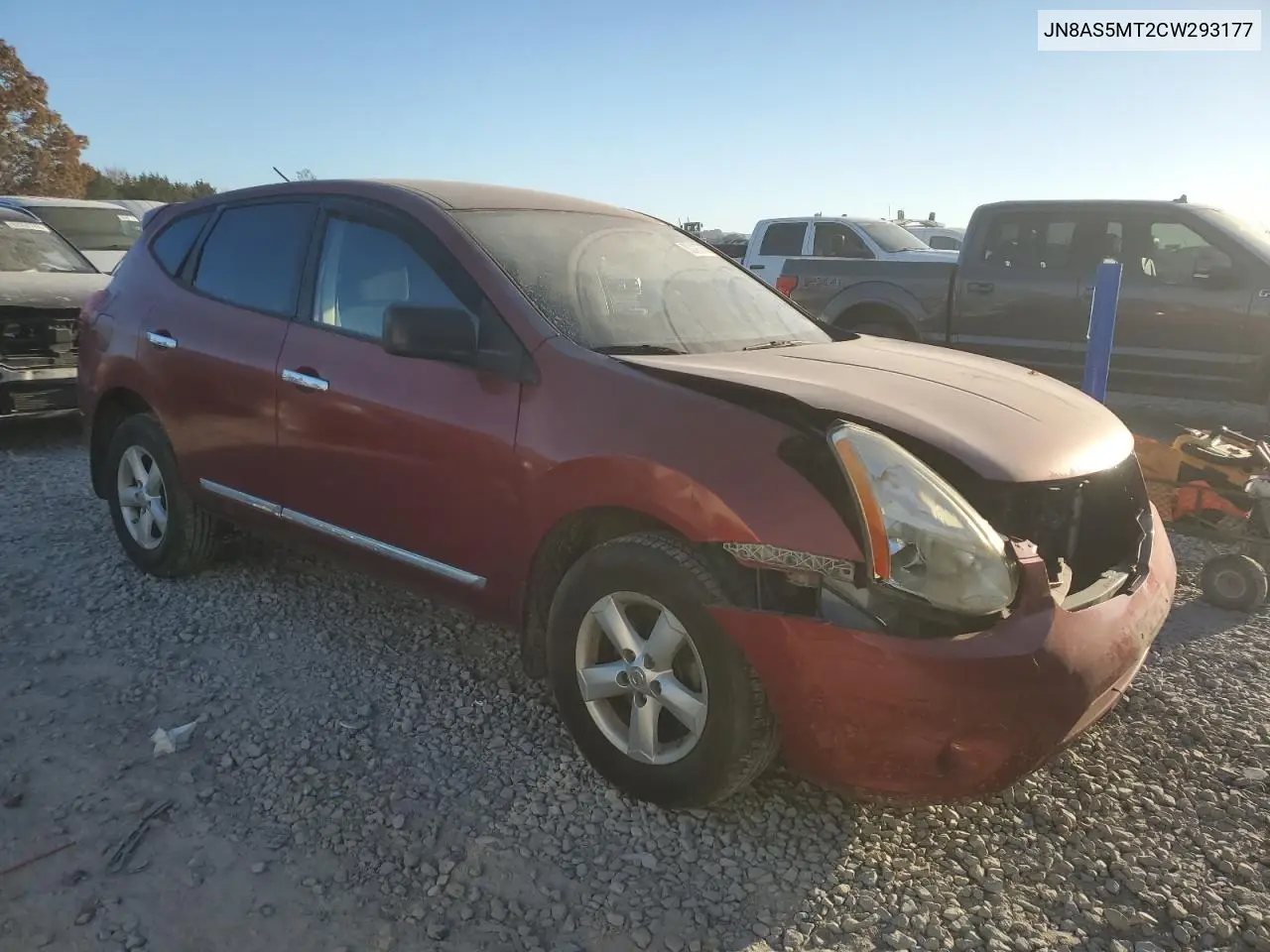 JN8AS5MT2CW293177 2012 Nissan Rogue S