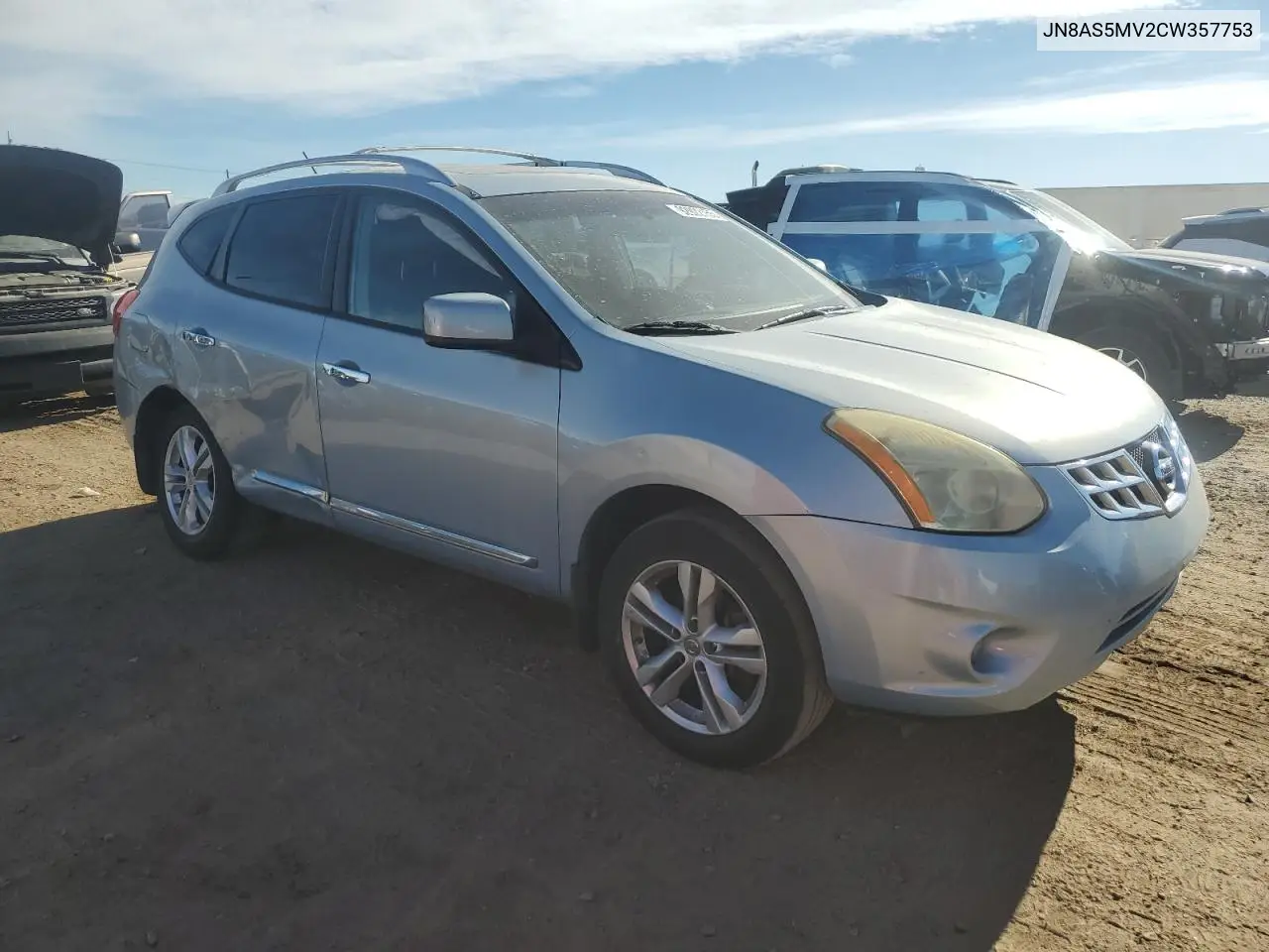 JN8AS5MV2CW357753 2012 Nissan Rogue S
